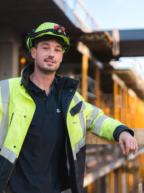 MT Højgaard Danmark employee portrait - Thomas Sander Christensen