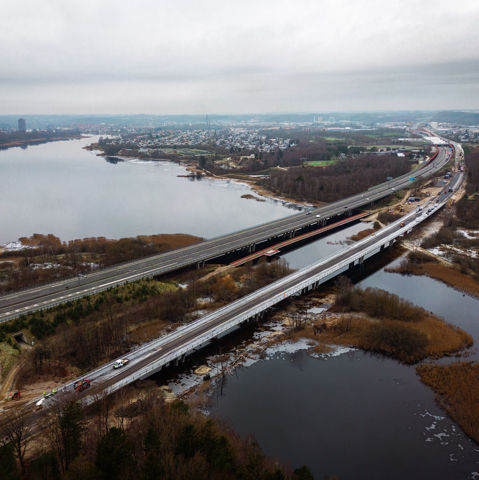 Ringway bridge over Gudenå River, MT Højgaard Danmark