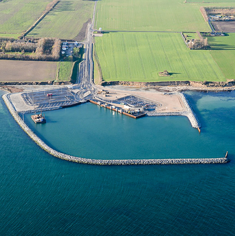 Ballen Ferry Port, MT Højgaard Danmark