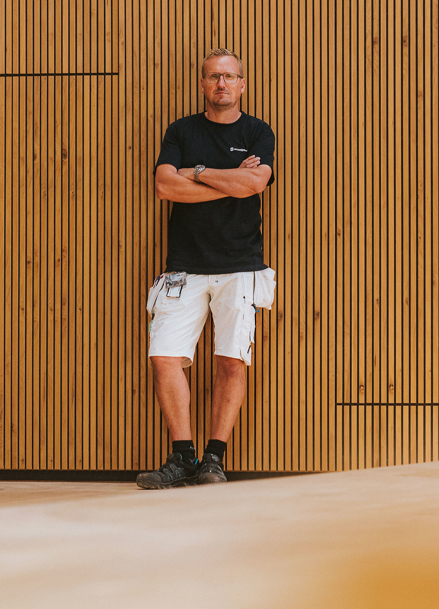 Carpenter foreman Jacob Voxen: ”Danish craftsmen deliver high quality, and we’re proud of that.”